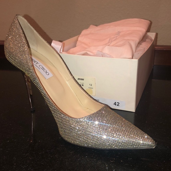 Jimmy Choo Shoes - Jimmy Choo “Mimi” glitter point pump